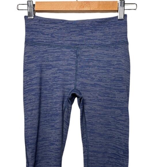 Outdoor Voices Cropped Leggings Size XS TechSweat Flex crop Blue/Cream Space dye - Picture 2 of 16